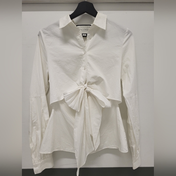 Alexis White Button Up Shirt - Picture 3 of 6